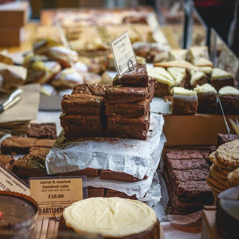 Sample the delights at the bakers and deli in Watton-at-Stone, a mile away