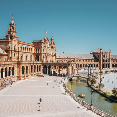 Stay within short walking distance from Seville's most iconic sights 