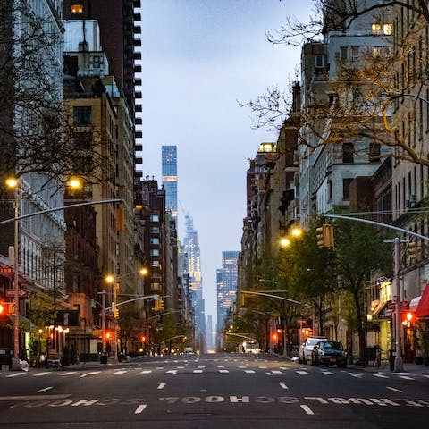 Explore the Upper East Side's wide scenic avenues