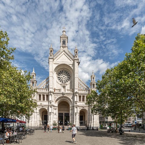 Visit the monumental Saint Catherine church, two minutes' walk from your front door