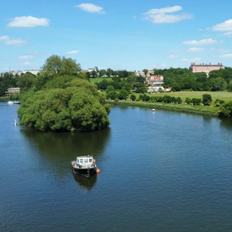 Take an eleven-minute walk over to Acton Central Station and visit Richmond