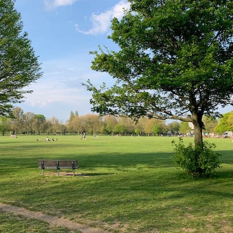 Stroll over to Acton Park and enjoy a picnic on the grass