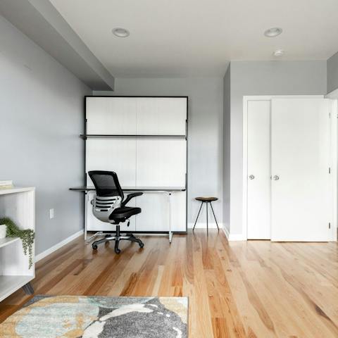 Work from home in the smart office space set-up