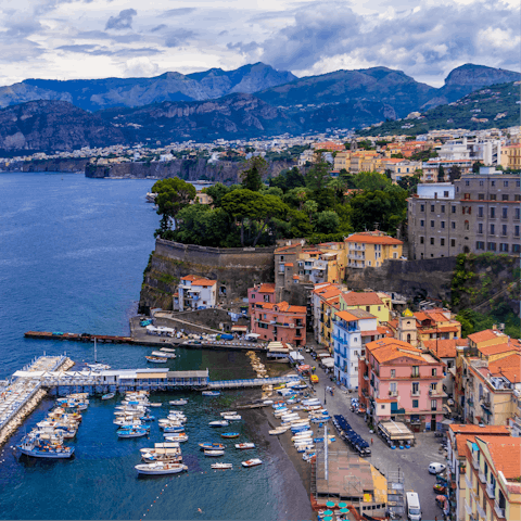 Have a short drive over to Sorrento and explore its beautiful marina