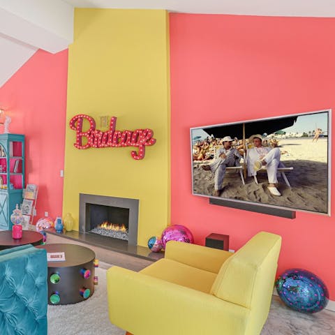 Hold your own showing of the movie that inspired this home