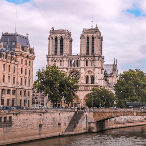 Take a trip over to the history-steeped Notre Dame Cathedral
