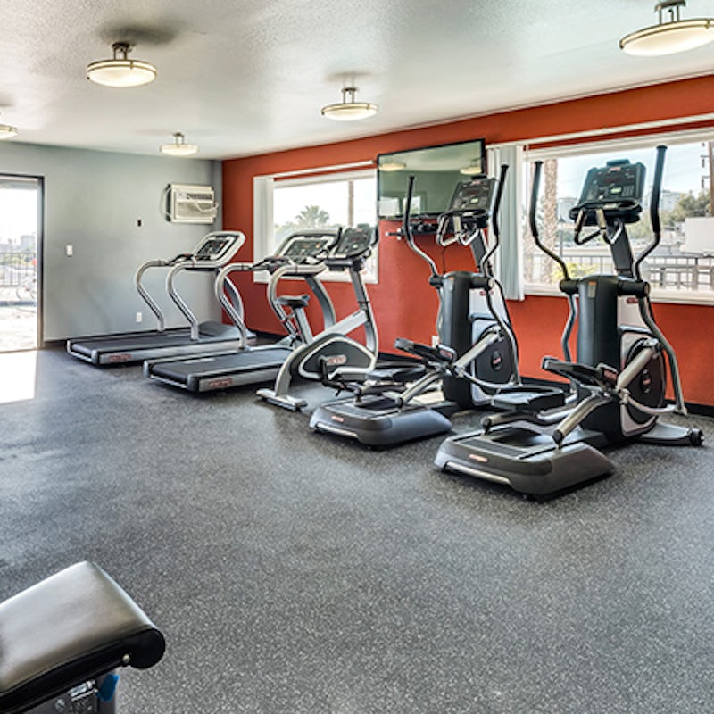 Keep up with your morning fitness regime in the residents' gym