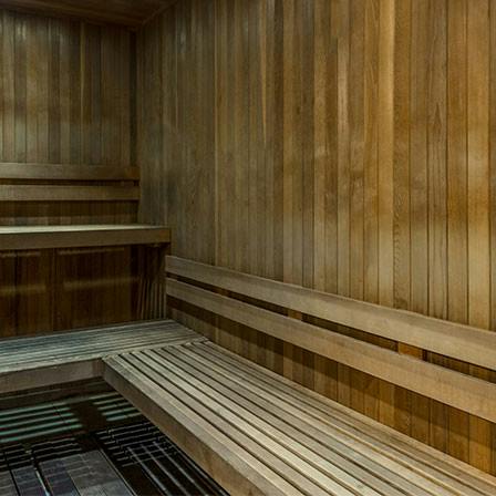 Spend the afternoon in the sauna before heading into town