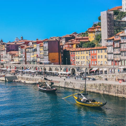 Visit the colourful charm of Ribeira, just three kilometres away from the home