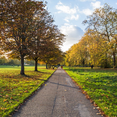 Wander down Kensington High Street and into Hyde Park for a picnic or afternoon stroll