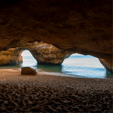 Discover the awe-inspiring natural beauty of Benagil cave, just along the coast