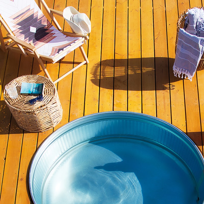 Cool off after a hike in the cowboy pool