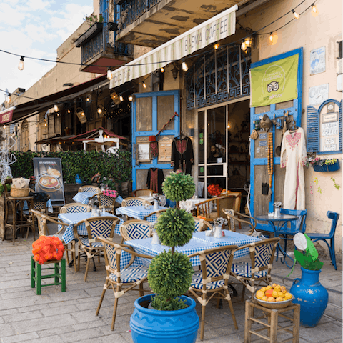 Soak up the atmospheric beauty of the city from Jaffa 