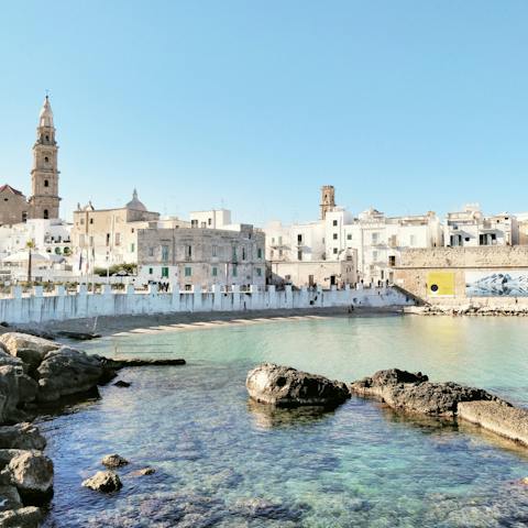 Enjoy the beautiful sights of the historic port city of Bari 