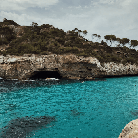 Visit some stunning coastal spots near Santanyí, with coves and beaches to explore