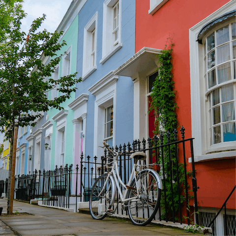 Stay in the heart of Notting Hill, within easy reach of Portobello Road