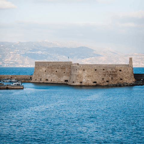 Discover the charming village of Rodia, which offers spectacular views over the Gulf of Heraklion