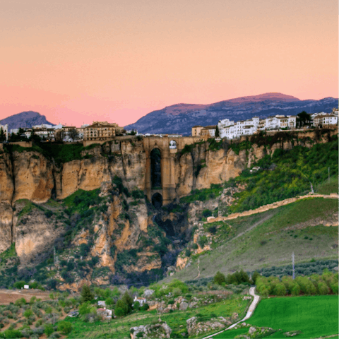 Take the scenic drive to Ronda – just thirty minutes away