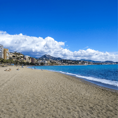 Pack a picnic and stroll down to Malagueta beach in twenty minutes
