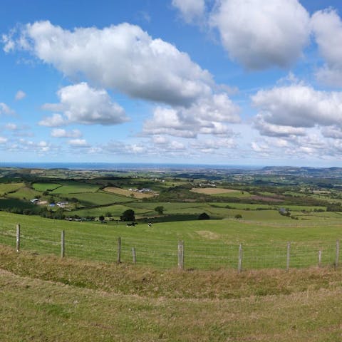 Stay in the small hamlet of Cefn Berain, Vale of Clwyd
