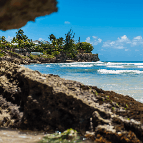 Spend a day on the pristine sands of Gibbes Beach, moments away
