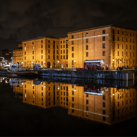 Go for a scenic wander along Liverpool Waterfront, a short drive from home