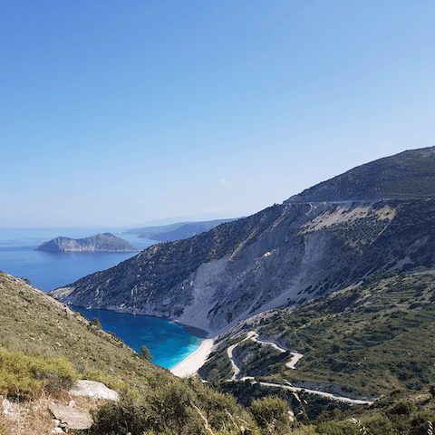 Spend the day island hopping – Kefalonia is just an hour and a half by ferry