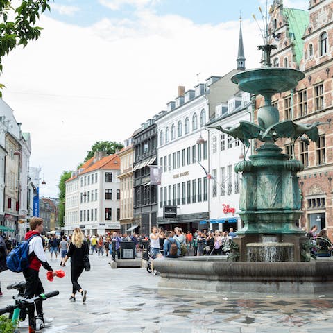 Treat yourself to a shopping spree around Strøget