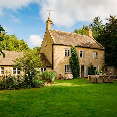 Stay in a charming cottage dating back to the 1800s