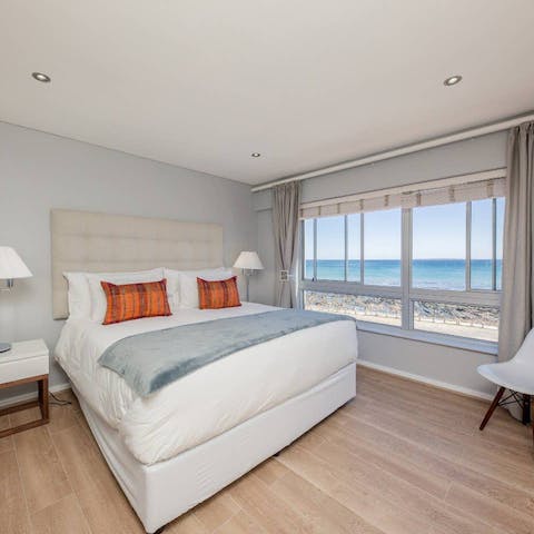 Wake up to stunning views of the Atlantic Ocean