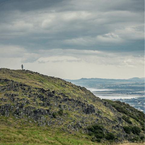 Climb to the top of Arthur's Seat for incredible views across the city – it's a thirty-minute walk