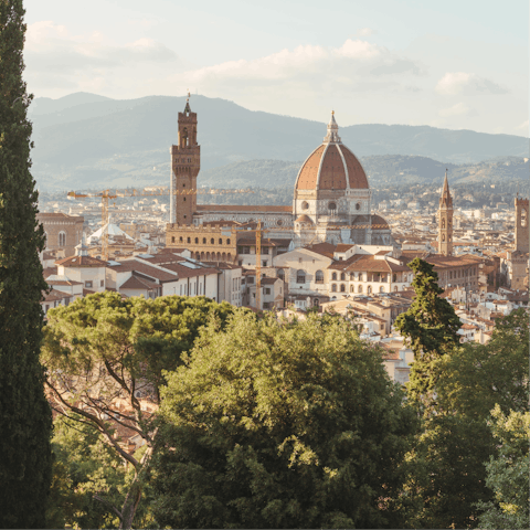 Explore the Ponte Vecchio and the Duomo – they are both within walking distance