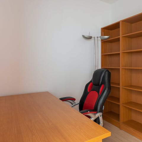 Catch up on work while away in Barcelona