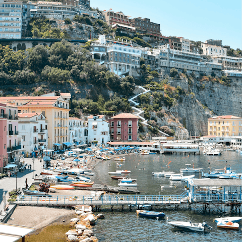 Stay in the heart of Sorrento, just a short walk from the beach