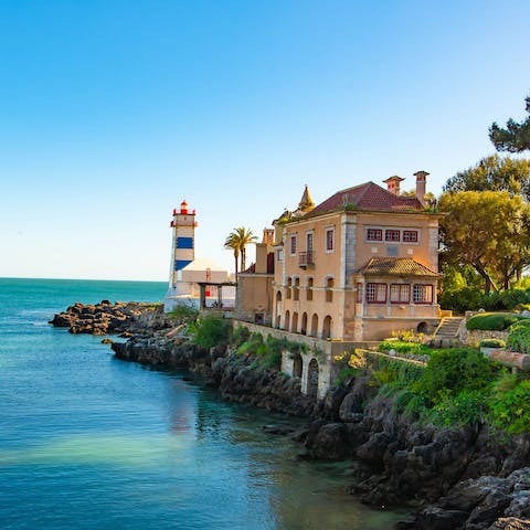 Discover the atmospheric coastal town of Cascais – just a thirty-minute drive from Lisbon