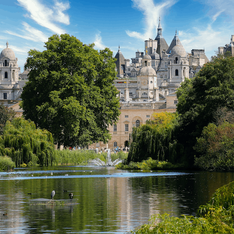 Spend a day exploring Hyde Park, just a ten-minute walk from home
