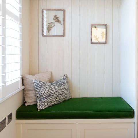 Steal a moment to yourself in the secret reading nook