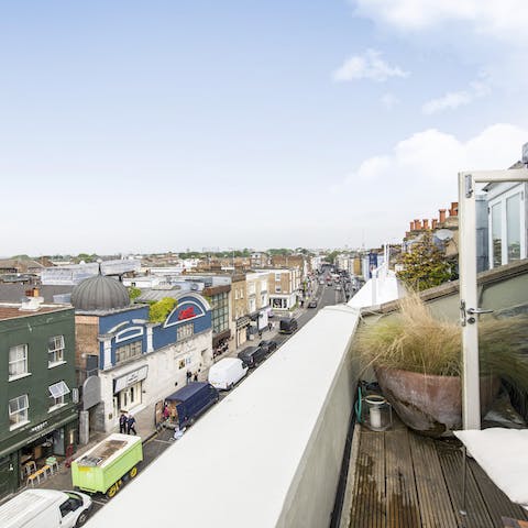 Incredible views over Notting Hill