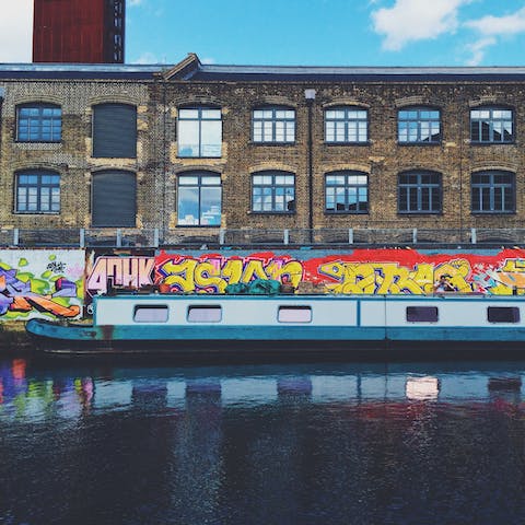 Explore your Hackney Wick neighbourhood packed with artist studios, quirky cafes  and creative eateries
