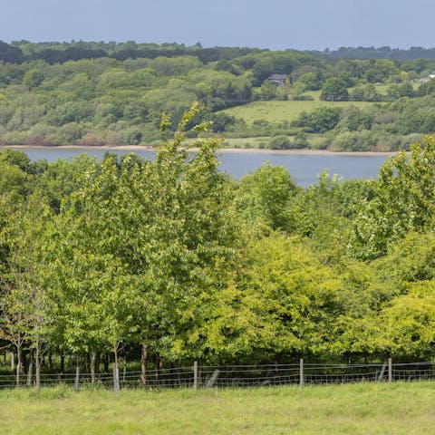 Gaze across at the Weir Wood Reservoir from your home