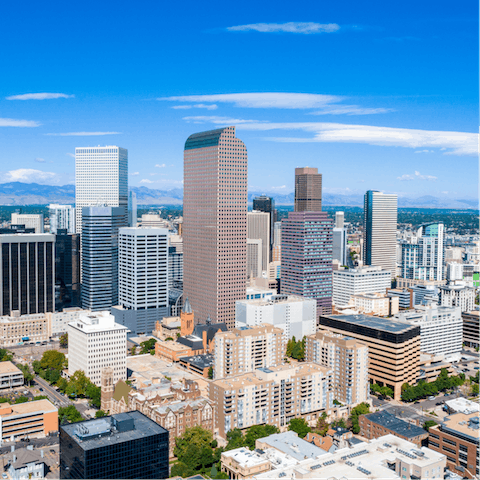 Explore Denver from your amazing Downtown location near Union Station