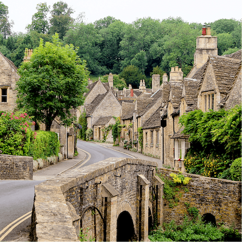 Visit the Cotswolds' quaint villages — you can reach Asthall in just twenty minutes by car