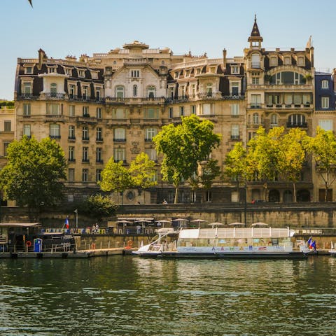 Spend an afternoon wandering alongside the Seine