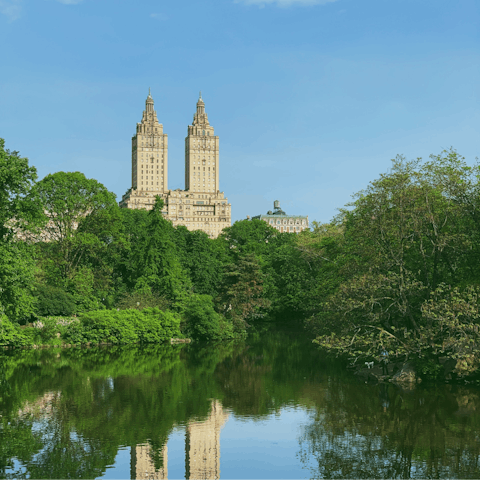 Take an afternoon stroll through beautiful Central Park