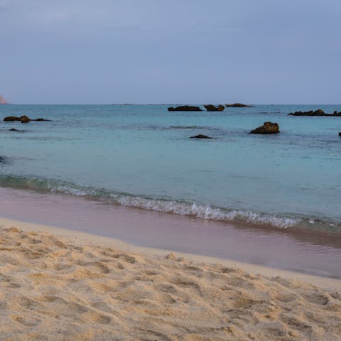 Explore Crete, including this home's nearest beach, 900 metres away