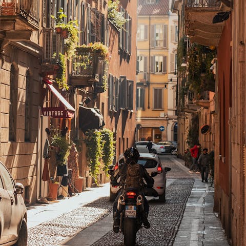 Explore Milan including the Corso Garibaldi with its boutiques