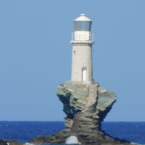 Pay a visit to the iconic Tourlitis Lighthouse