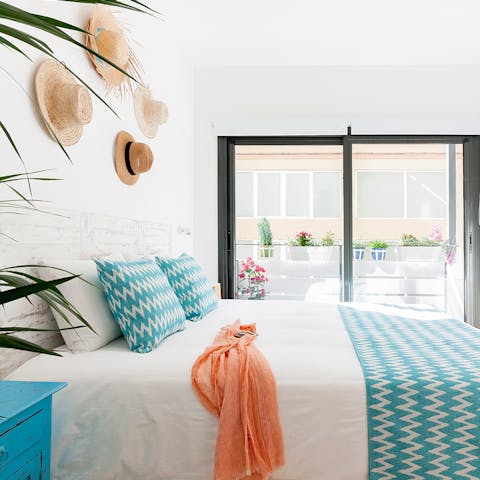 Wake up in the beach-inspired bedrooms feeling rested and ready for another day of Barcelona sightseeing