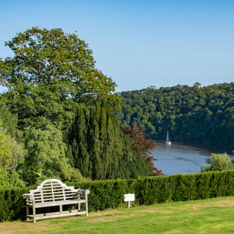 Wake up to views over the River Tamar 