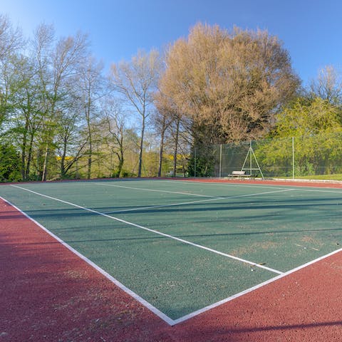 Let the games begin – make use of tennis court